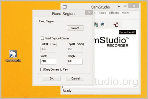 CamStudioは開発終了でWindows8以降に非対応