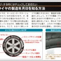タイヤは製造年をチェックしてから購入すべし