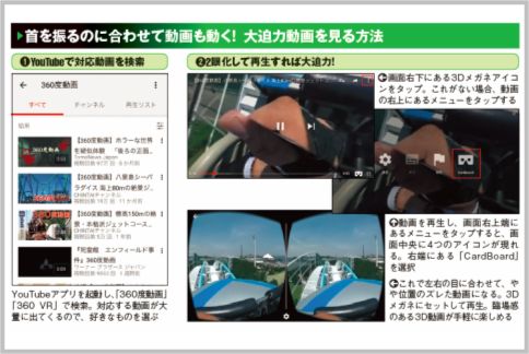 スマホでVR動画を楽しむ方法は超カンタンだった