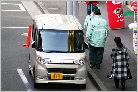 駐禁を見つけて取り締まる場所とスルーする場所