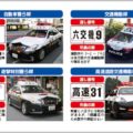 警視庁のパトカーにある「漢字＋数字」の読み方