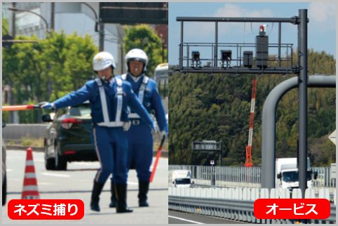 ネズミ捕りとオービスで検挙数はどっちが多い?