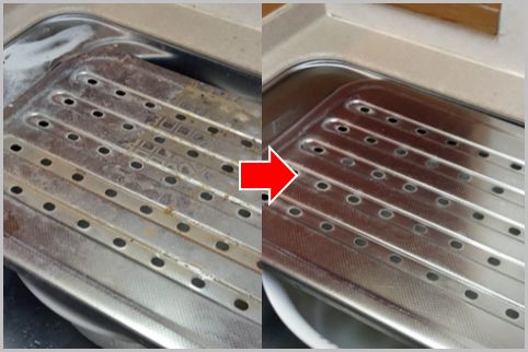 キッチンのシンク掃除に効くのは酸性クリーナー
