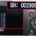 自分のデジタルカメラのシャッター回数を調べる