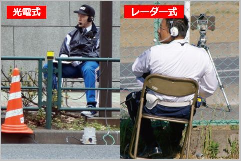 光電式とレーダー式で異なるネズミ捕りの対処法