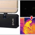 スマホを赤外線カメラにしてサーモグラフィ撮影