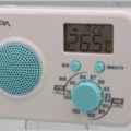 温度計付きでキャンプに最適なシャワーラジオ
