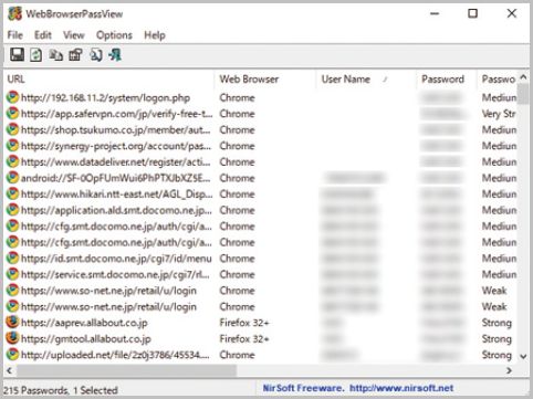 ブラウザ保存のパスワードを抜き出す手口と対策