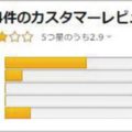 Amazonさくらレビュー「星の数」で見分ける方法