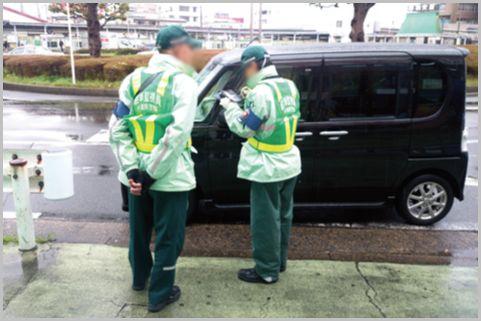 路上駐車を発見したのに監視員がスルーした場所