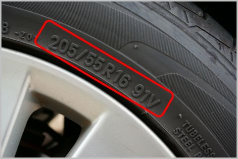 最高速度も記載?タイヤ側面の記号でわかること