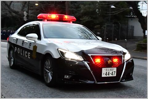 交通違反を専門に取締る「白黒パトカー」判別法