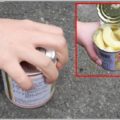 缶切りがなくても素手で缶詰のフタを開ける方法
