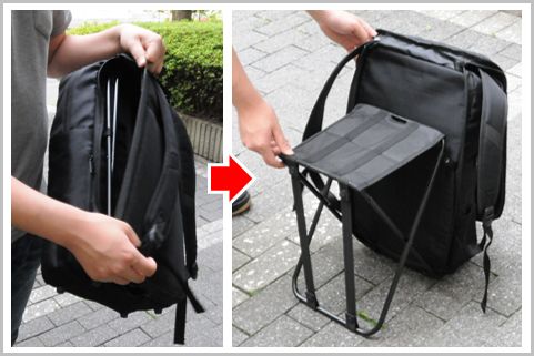 アキバで大人気「座れるリュック」の実用度は?