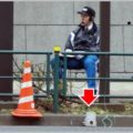 警察の「ネズミ捕り」は路肩のコーンで察知する