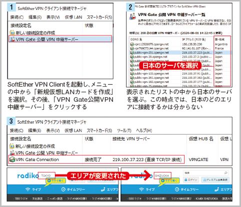 VPNサーバーを経由して地方のラジオを聞きまくる