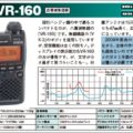 「VR-160」はラジオを聞きながら受信が楽しめる
