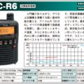 アイコム「IC-R6」（広帯域受信機）