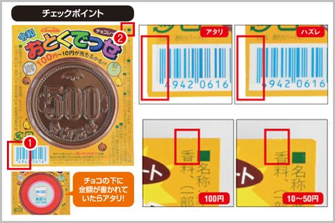 金券の当たり付き駄菓子で100円を当てる方法！