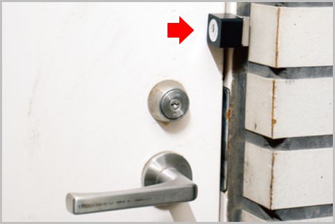 ドア補助錠によるカギ増設は室内用でも利用可能