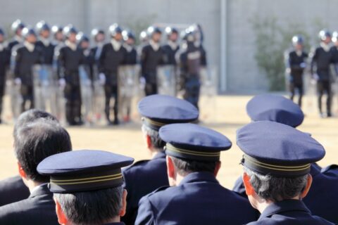機動隊は警察組織で最大の人数が配属されている