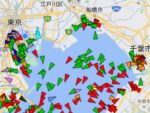 世界中を航行する船舶の位置がわかる無料アプリ