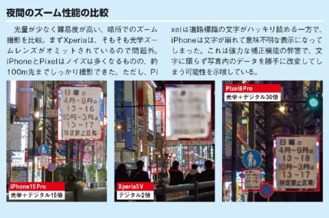スマホの夜間撮影でAIの補正が強すぎな機種は？