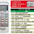 エアコンの故障の原因を調べられる隠しコマンド