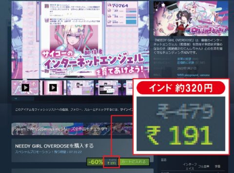 STEAM「おま国」をVPN回避で公平な環境で楽しむ