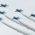 初代ブルーインパルスは現在より少ない5機編隊