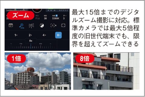 iPhoneで無音撮影が可能なプロ仕様カメラアプリ