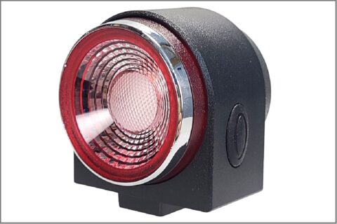 振動センサーを搭載したテールライトで盗難対策