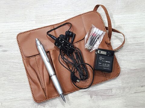 スマートに収納できるボールペン型ICレコーダー