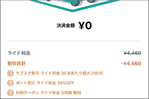 利用料が割高な「LUUP」を長時間安く乗る裏ワザ